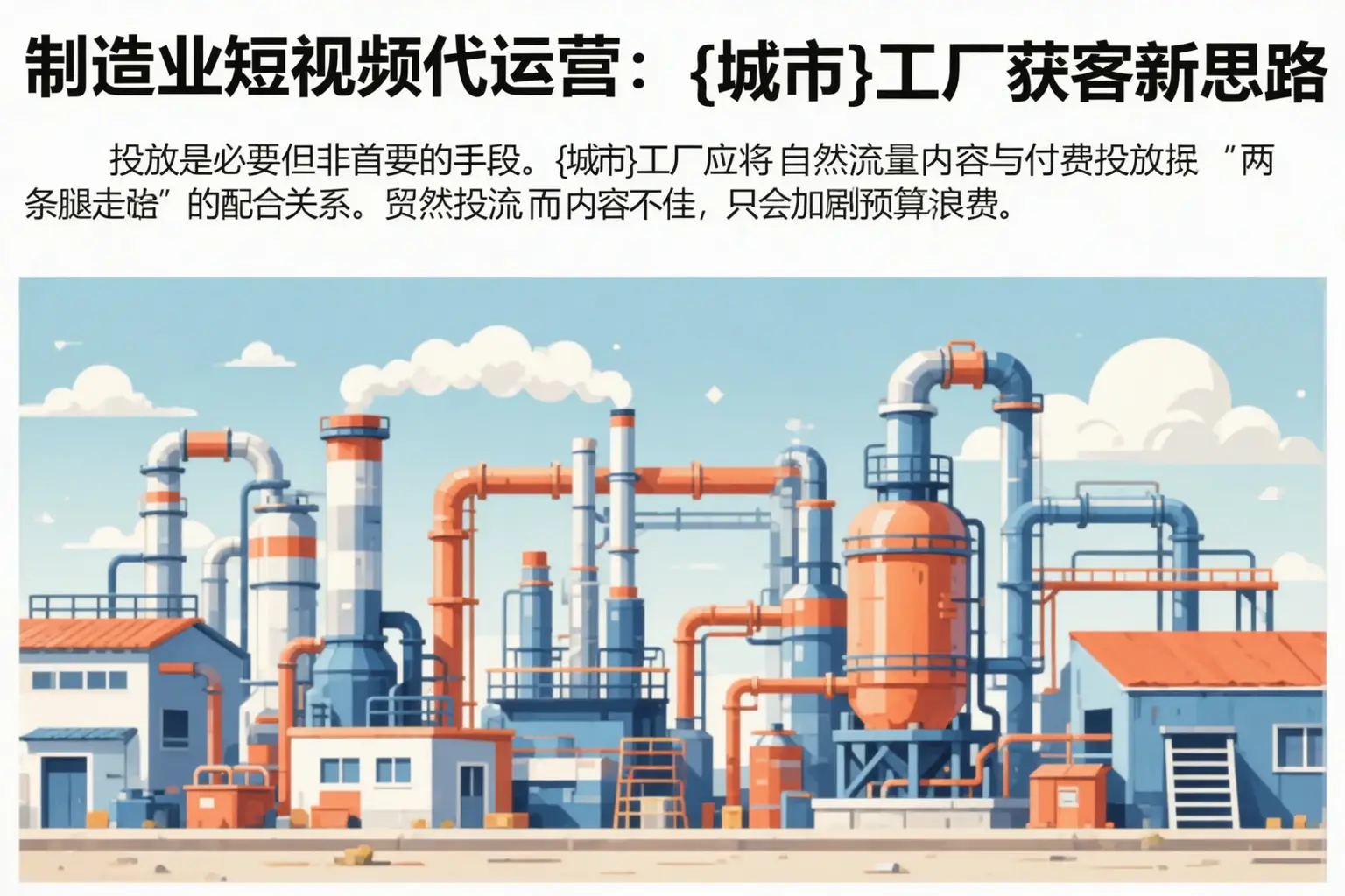 制造业短视频代运营：南昌工厂获客新思路
