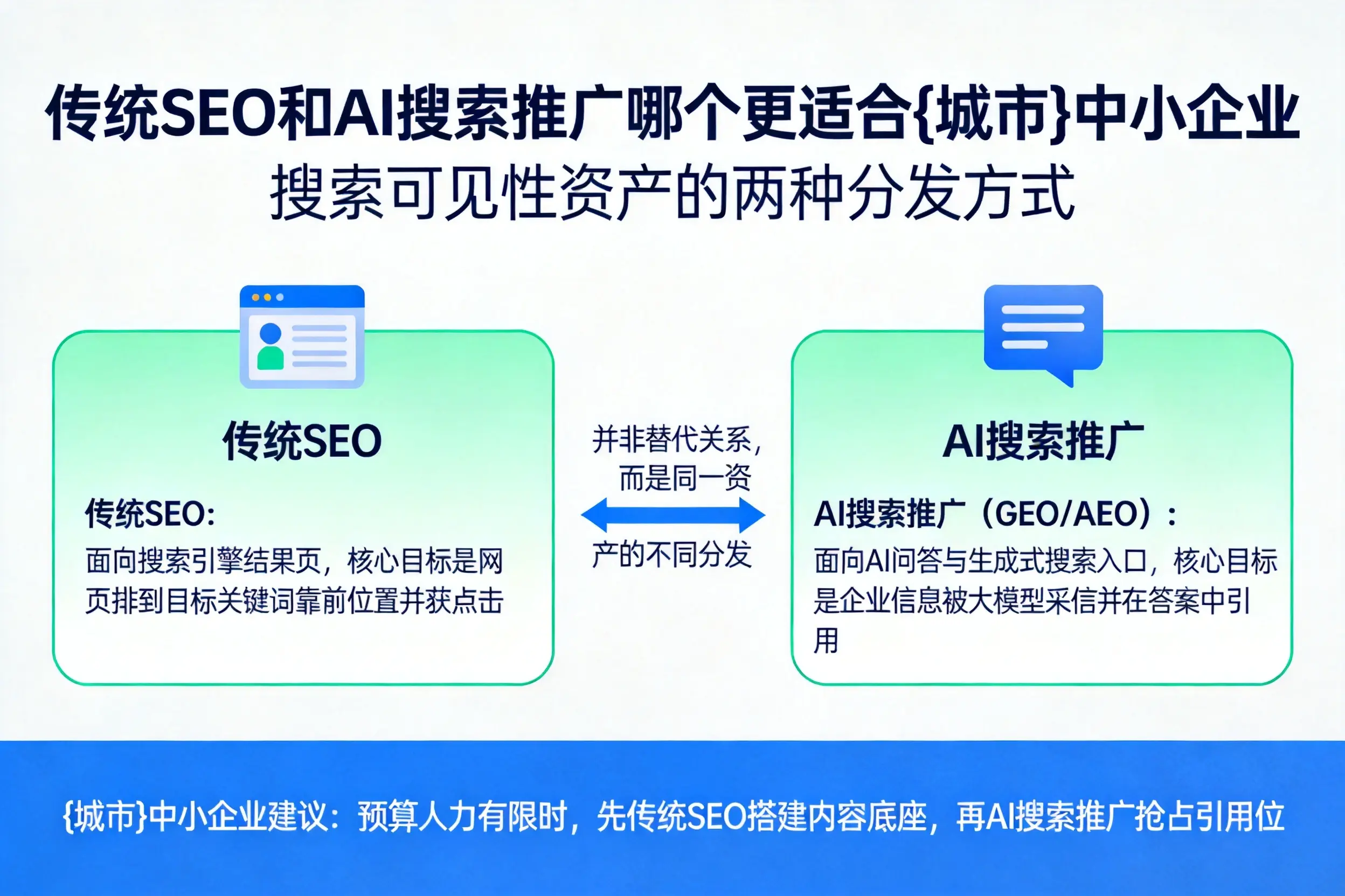 传统SEO和AI搜索推广哪个更适合南昌中小企业