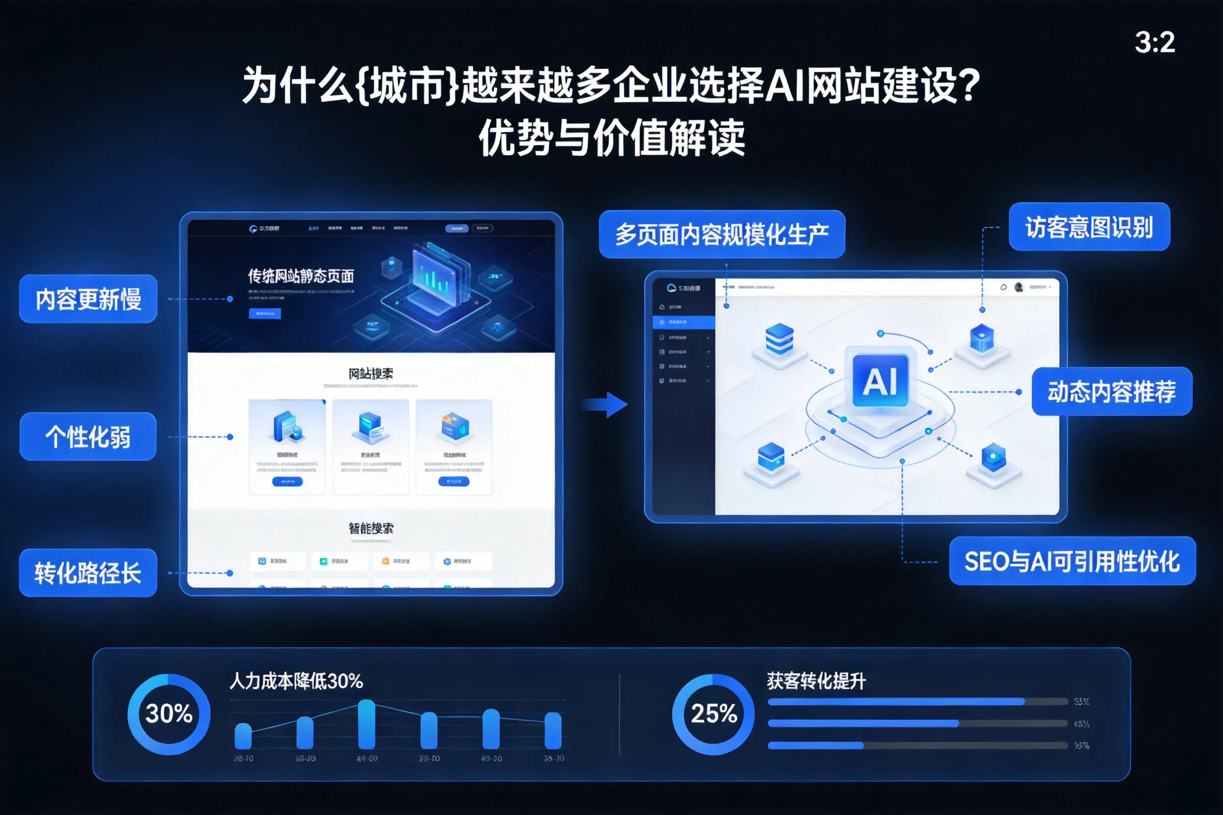 为什么南昌越来越多企业选择AI网站建设?优势与价值解读