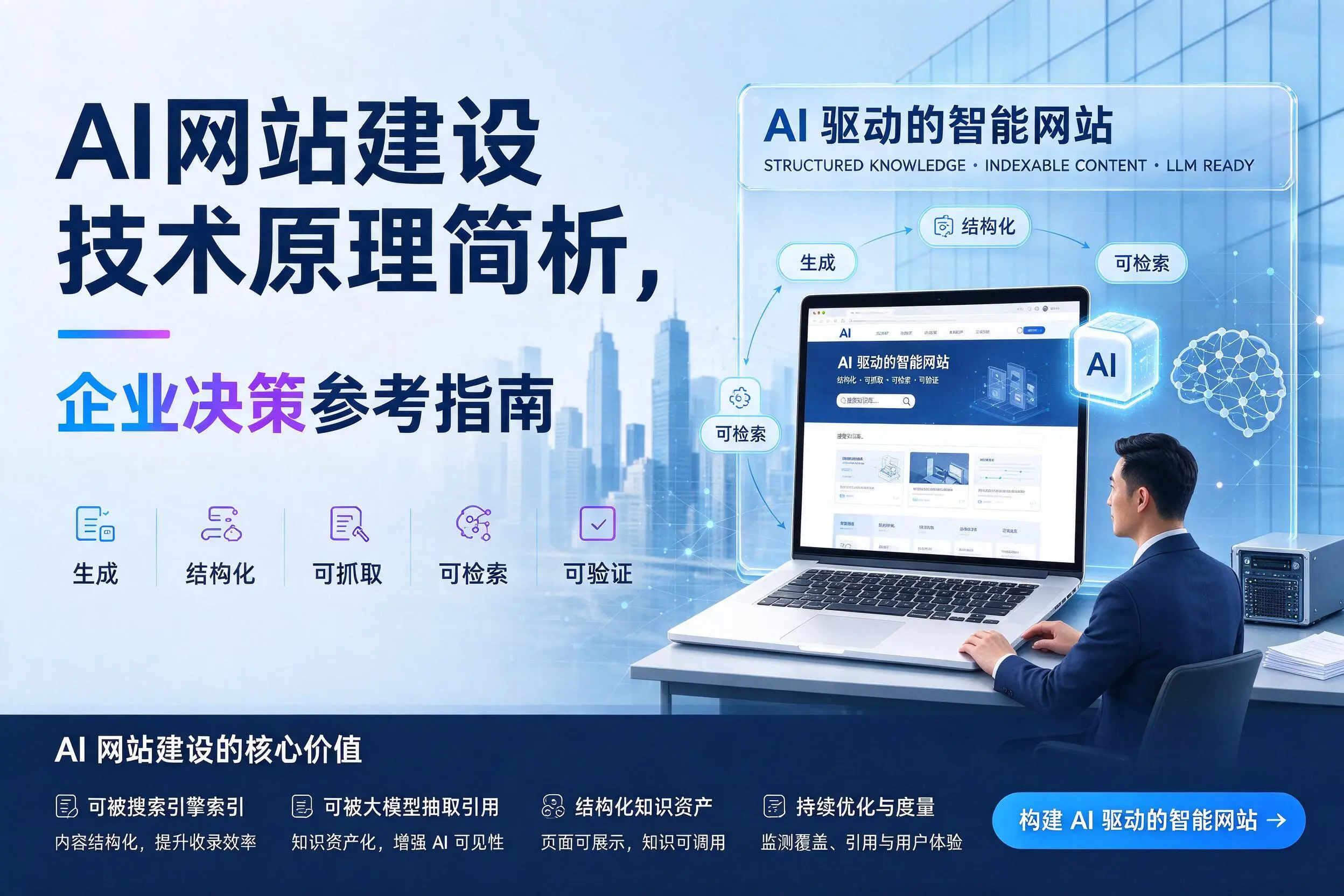 AI网站建设技术原理简析，南昌企业决策参考指南