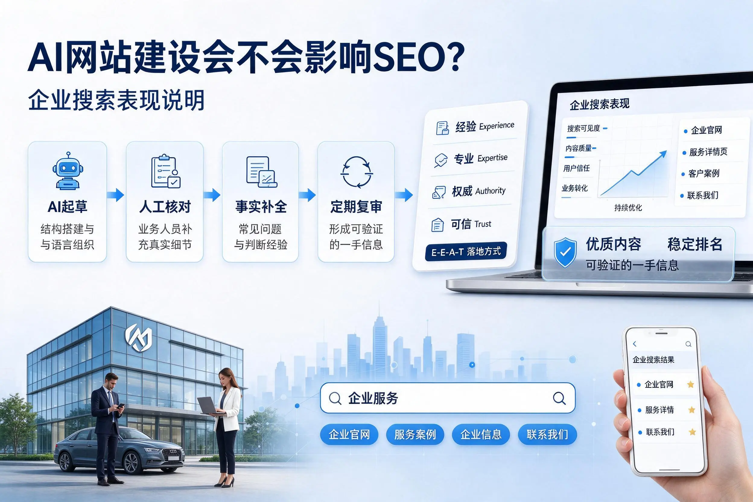 AI网站建设会不会影响SEO？南昌企业搜索表现说明