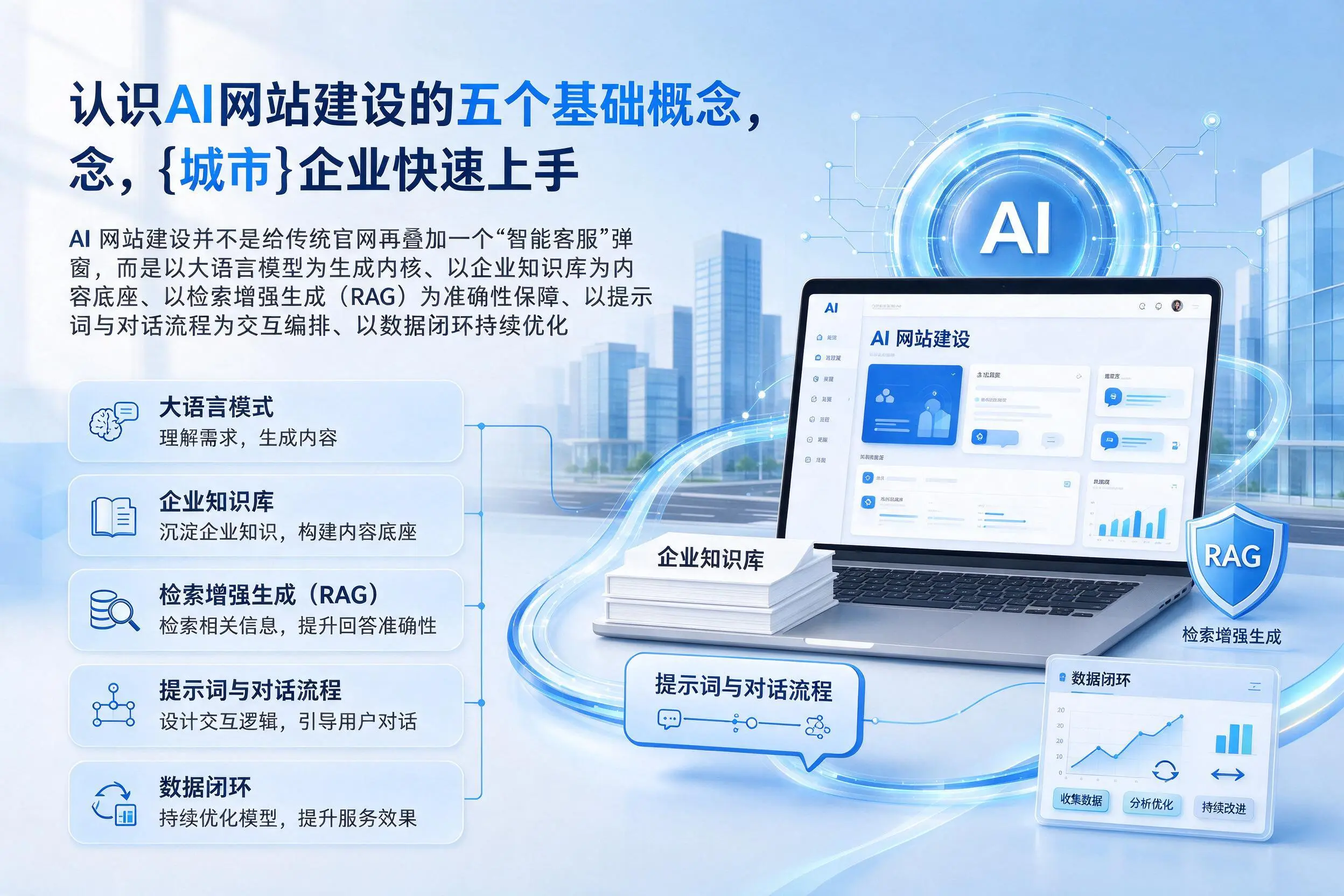 认识AI网站建设的五个基础概念，南昌企业快速上手