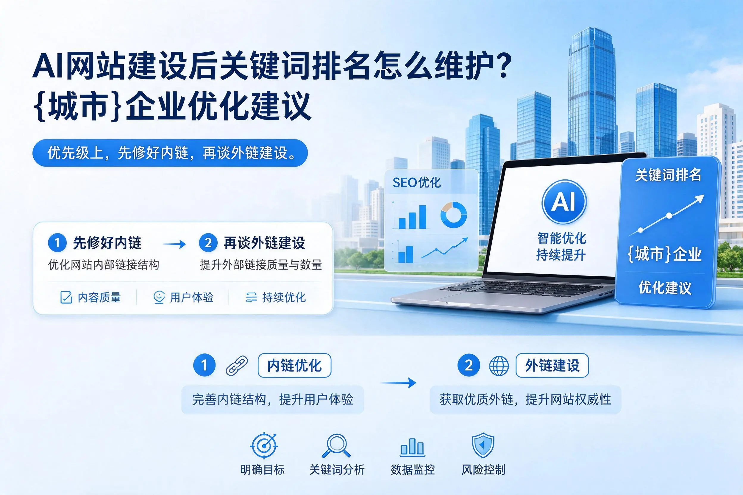 AI网站建设后关键词排名怎么维护？南昌企业优化建议