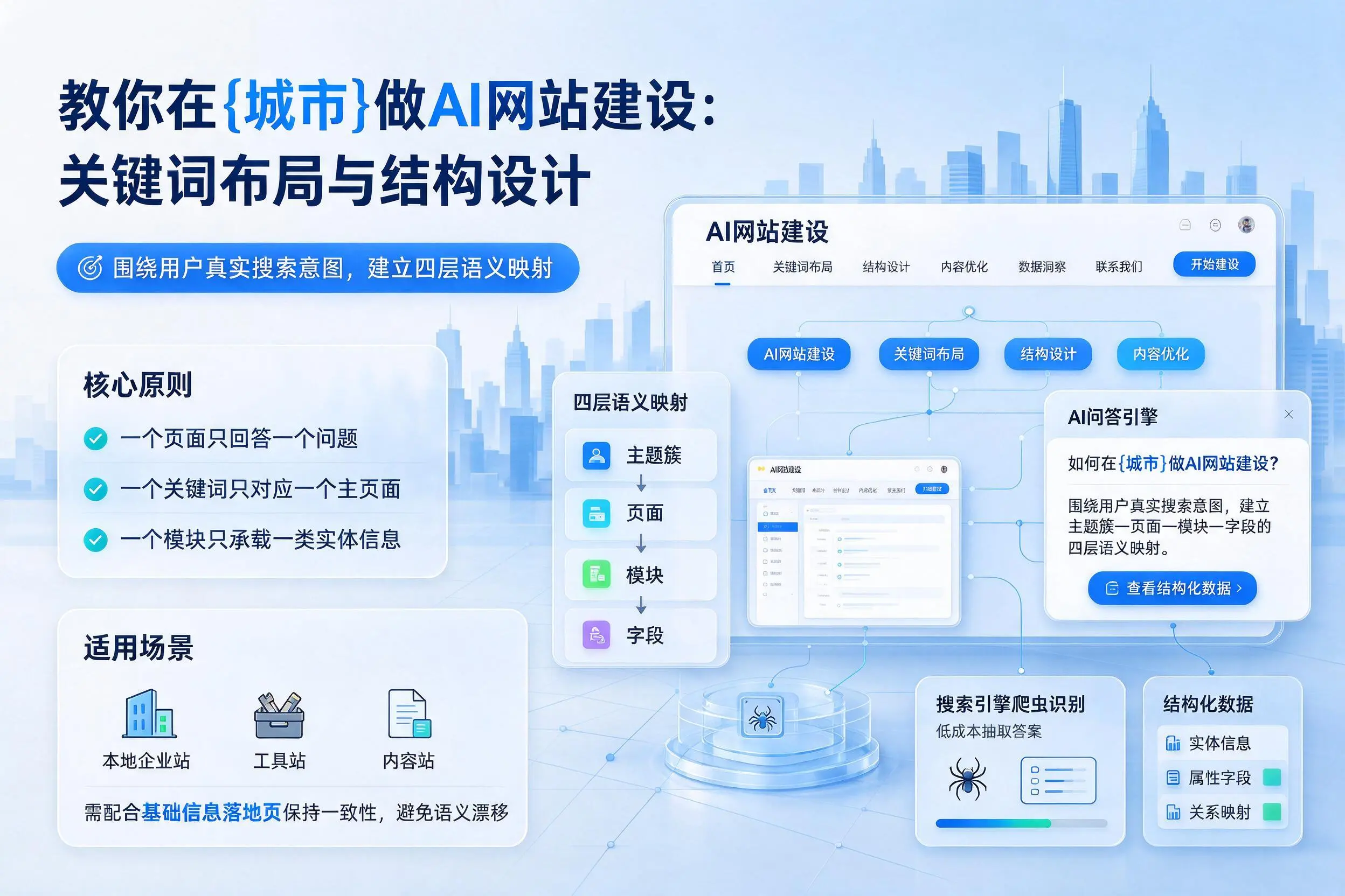 教你在南昌做AI网站建设：关键词布局与结构设计