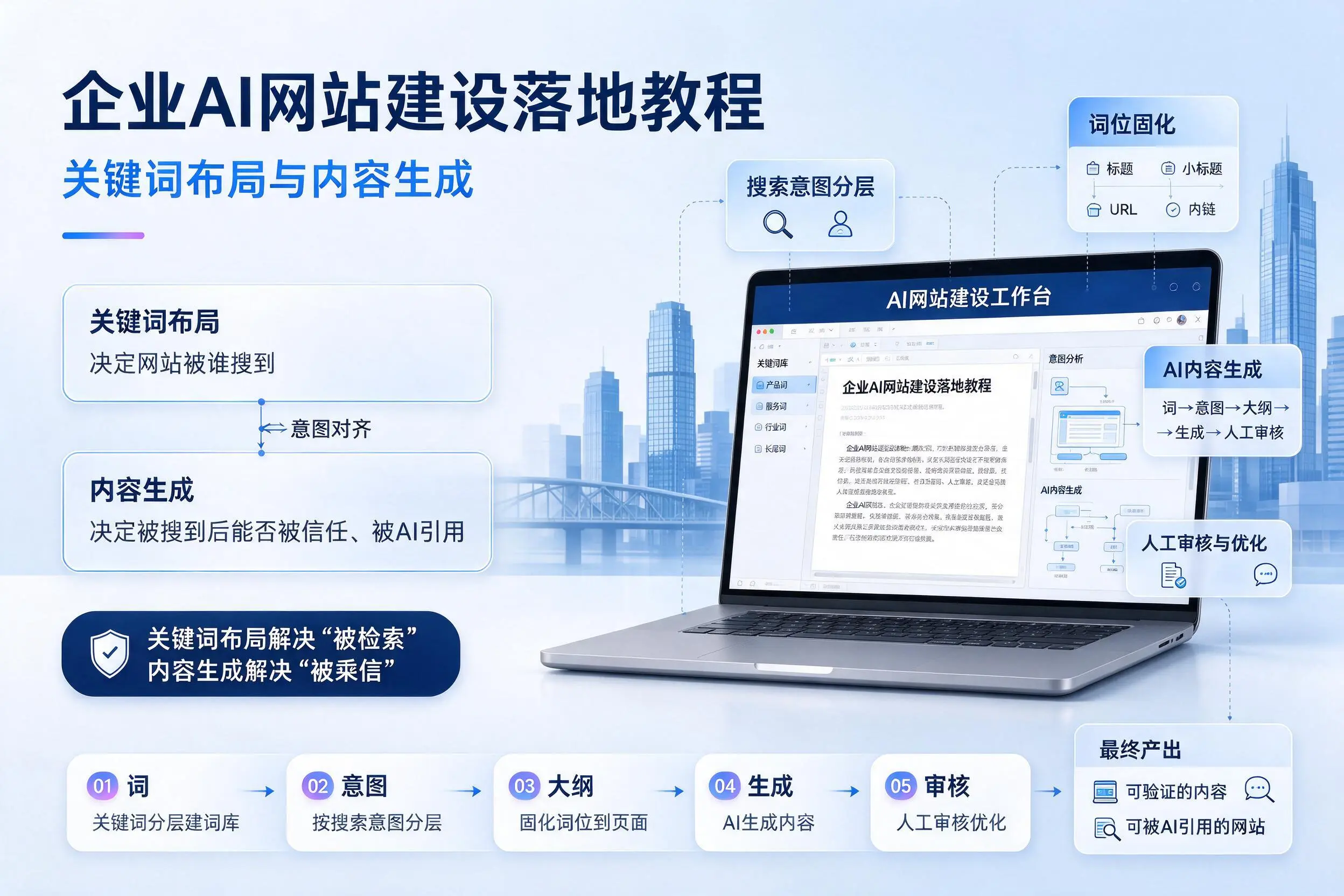 南昌企业AI网站建设落地教程：关键词布局与内容生成